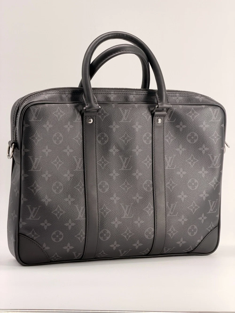 Louis Vuitton Eclipse Monogram Porte-Documents Voyage PM Briefcase